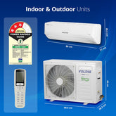 Voltas SmartAir Inverter AC, 1 Ton, 3 star - 123V Vertis Emerald